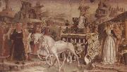 Francesco del Cossa The Triumph of Minerva March,From the Room of the Months oil painting reproduction